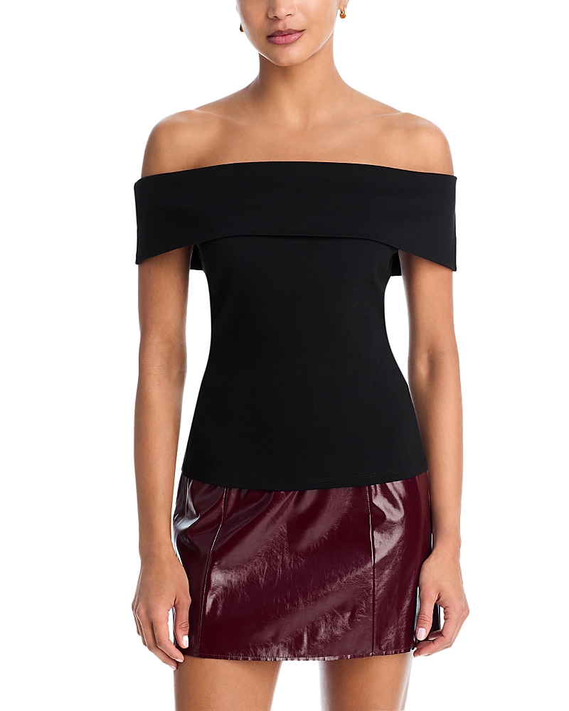 Aqua Ponte Off-the-Shoulder Top - Exclusive