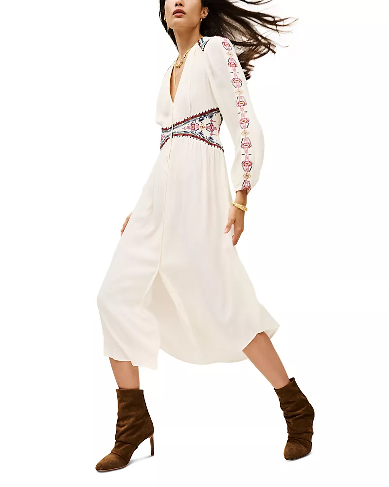 ba & sh Tina Robe Dress