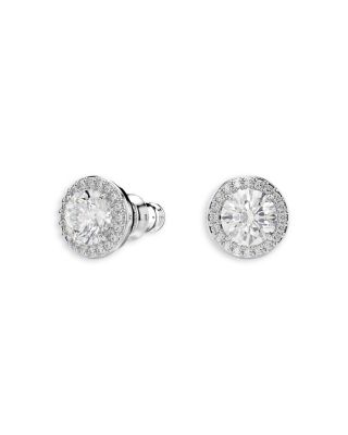 Una Angelic Cubic Zirconia Stud Earrings