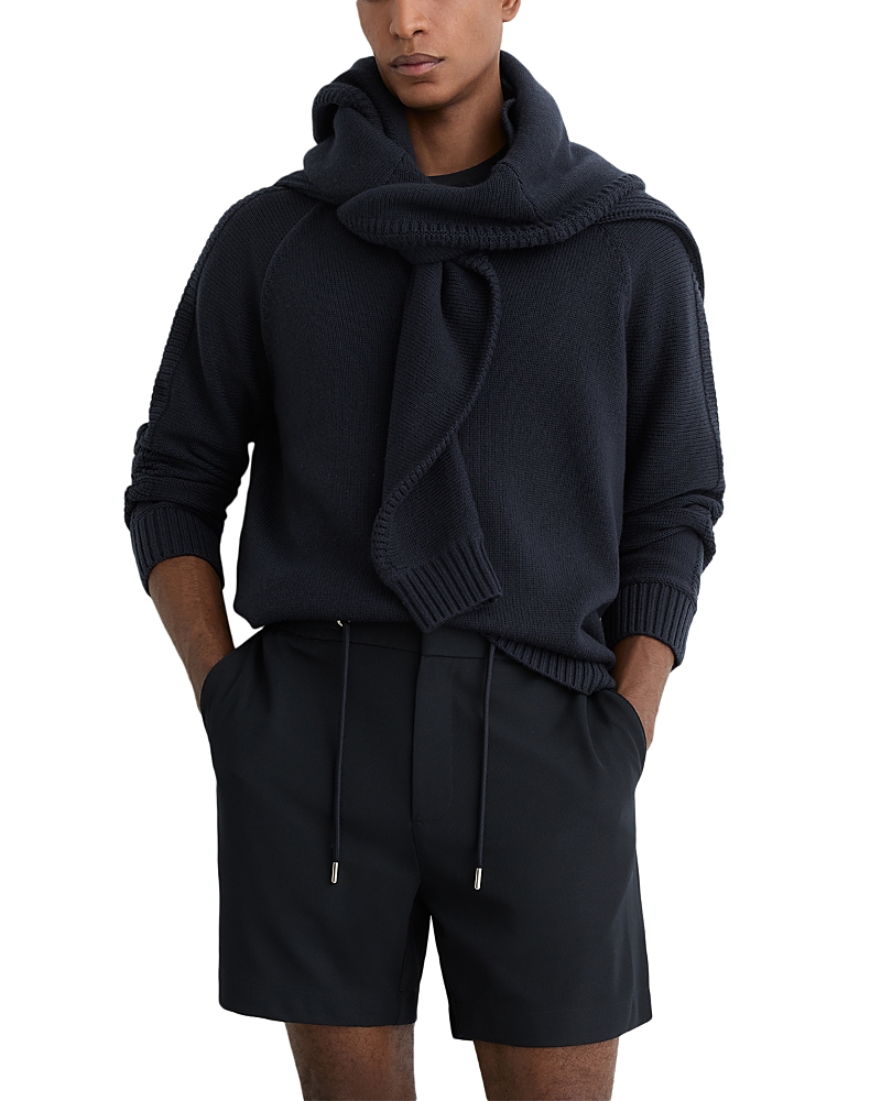 Reiss Textured Drawstring Shorts