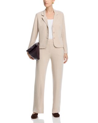 French Terry Three Button Blazer