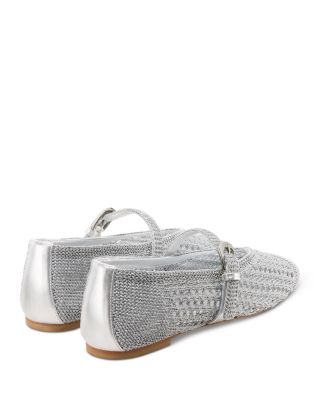 Women's Leora Mary Jane Crochet Flats