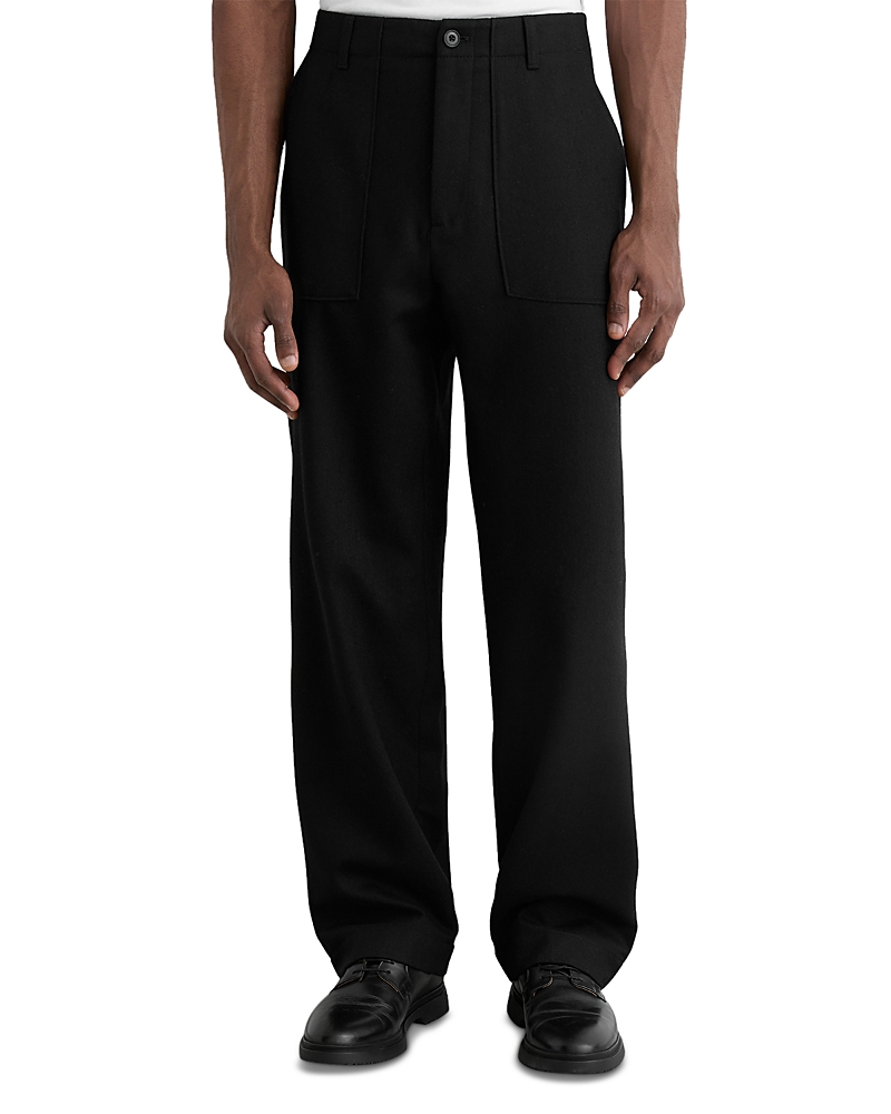 Reiss Wool Wide Leg Trousers