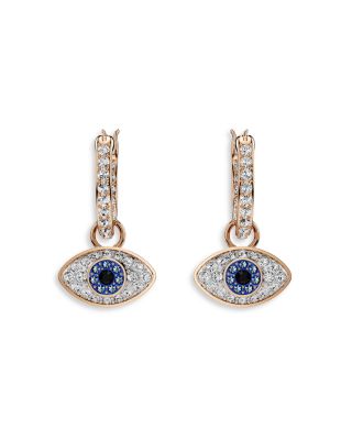 Dextera Evil Eye Hoop Earrings