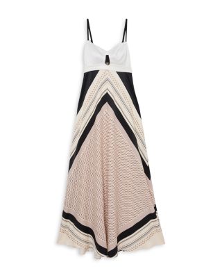 Myra Scarf Print Maxi Dress