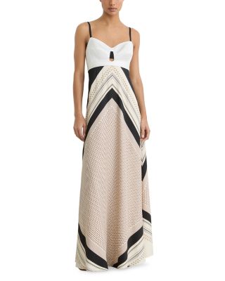 Myra Scarf Print Maxi Dress