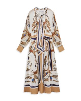 Petite Ellie Foulard Print Dress