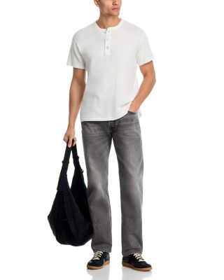 501 Relaxed Fit Jeans in Black Ash Selvedge - Exclusive