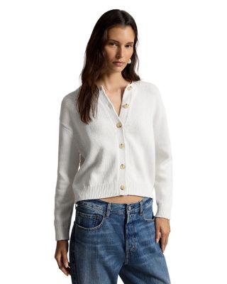 Crewneck Cardigan Sweater 