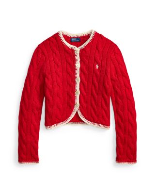 Cable Knit Cropped Cardigan