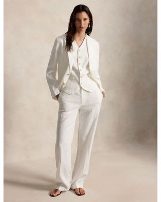 Single Breasted Linen Blazer