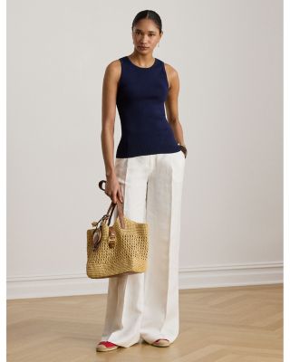 Rib Knit Sleeveless Sweater