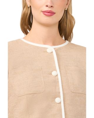 Contrast Patch Pocket Jacket