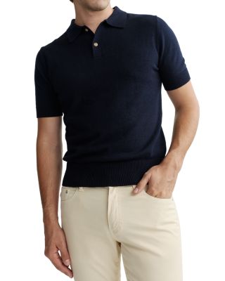 Knit Short Sleeve Polo Shirt