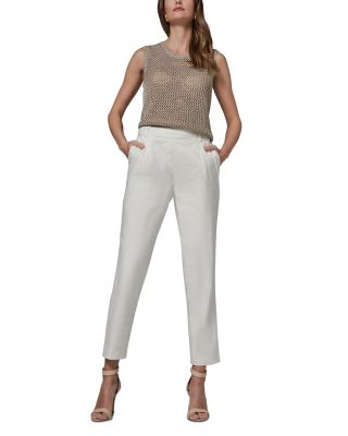 Pleated Straight Pants