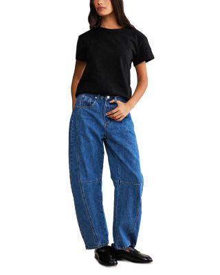 The Horseshoe High Rise Jeans in Medium Wash