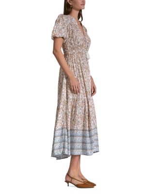 Split Neck Maxi Dress