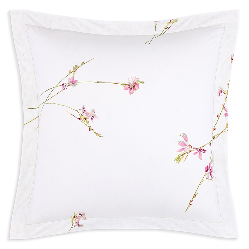 Yves Delorme Gaura Euro Sham In Pink