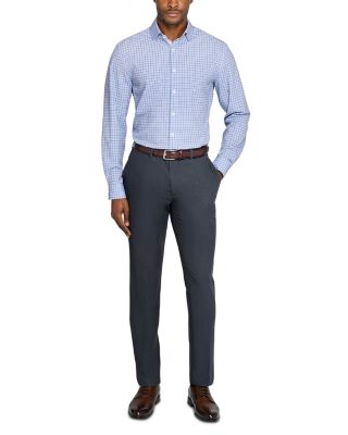 Slim Fit Check Performance Dress Shirt