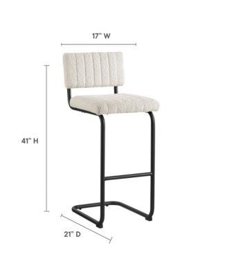 Parity Boucle Bar Stools, Set of 2