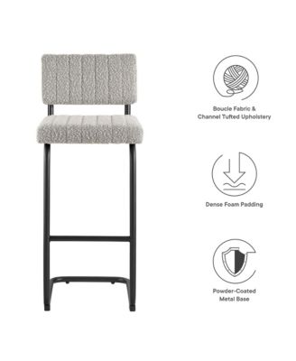 Parity Boucle Bar Stools, Set of 2