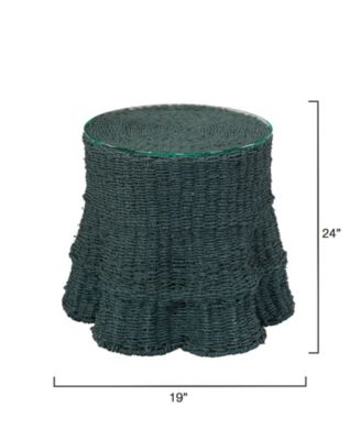  Falda Seagrass Side Table