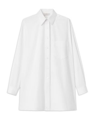 Long Sleeve Convertible Oversized Blouse