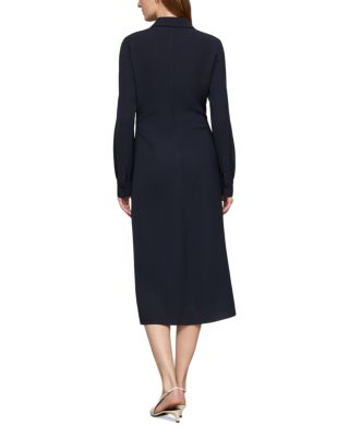 Long Sleeve Button Front Shirt Dress