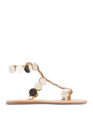Women's Triton Mirror Gold Sandals