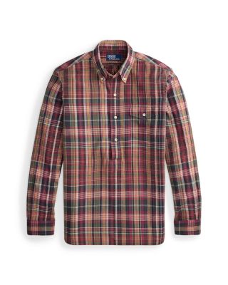 Classic Fit Madras Popover Shirt