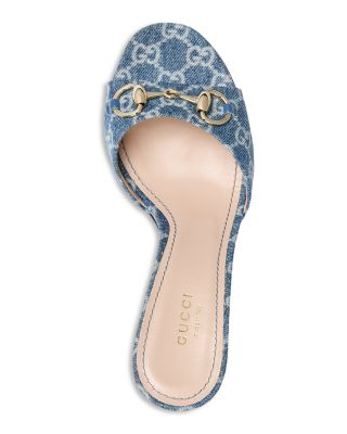 Women's Slide Sandals with Horsebit