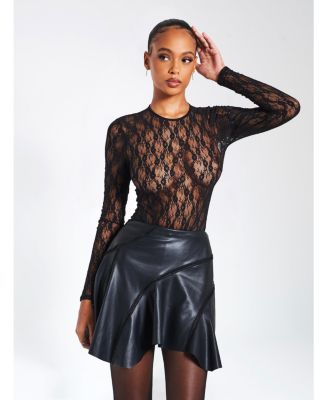  Maisie Lace Long Sleeve Bodysuit