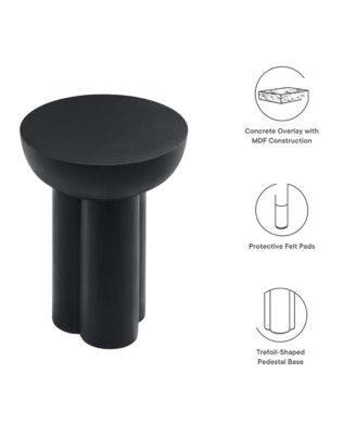 Caspian Round Concrete Side Table