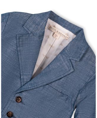 Boys' Classic Organic Chambray Suit Jacket - Little Kid, Big Kid