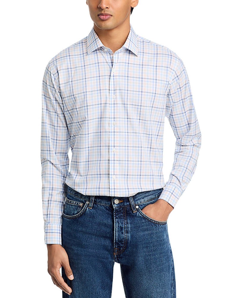 Peter Millar Warren Crown Long Sleeve Button Front Shirt