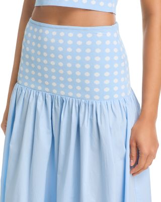 Polka Dot Top & Midi Skirt - Exclusive