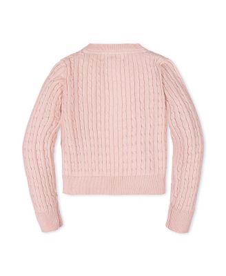 Girls' Organic Classic Cable Cardigan Sweater - Little Kid, Big Kid