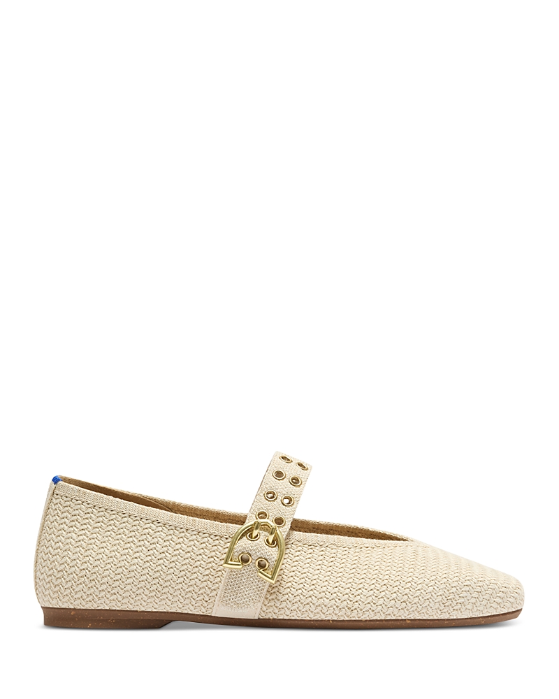 Rothy's Women's Max Buckle Knit Mesh Mary Jane Flats