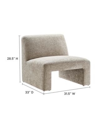 Amita Chenille Upholstered Accent Chair