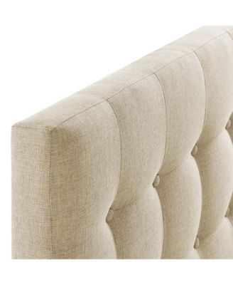 Emily Upholstered Fabric Headboard, Twin