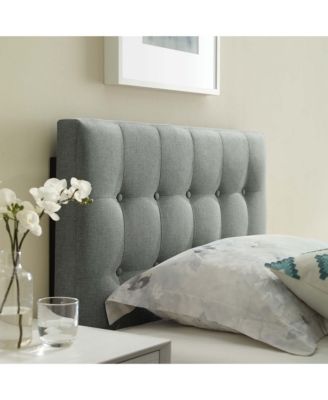 Emily Upholstered Fabric Headboard, Twin