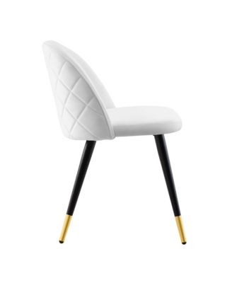 Cordial Performance Velvet Dining Chairs, Set of 2