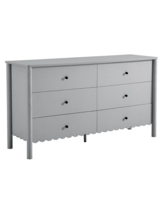Emmeline Scalloped 6-Drawer Dresser