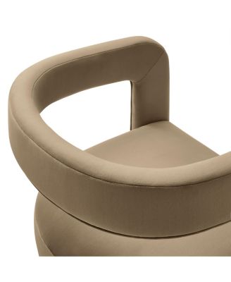 Winslow Barrel Performance Velvet Dining Chair