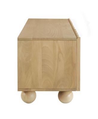 Sorren Scalloped 54" Wood TV Stand