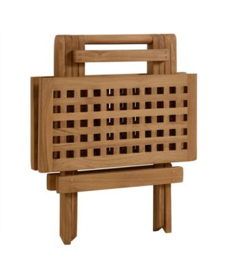 Vienna Outdoor Patio Teak Wood Side Table