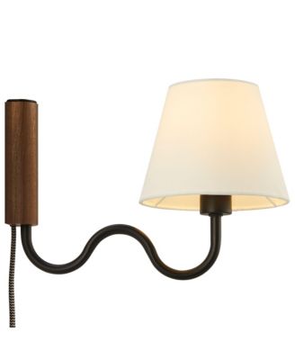  Sunlit Squiggle Arm Wall Sconce