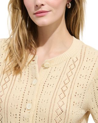 Elle Pointelle Cardigan