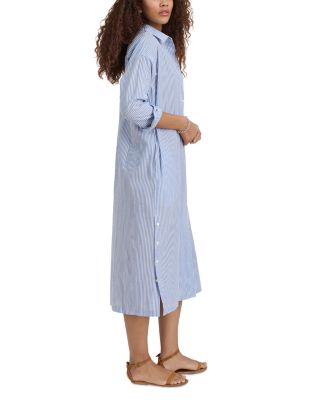 Kerry Seersucker Shirt Dress