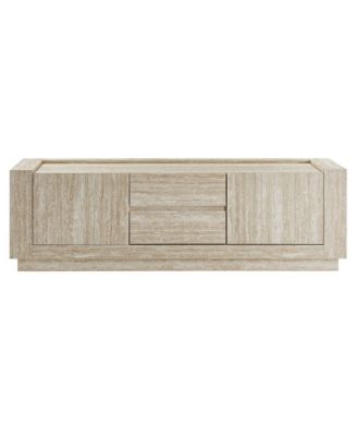Hollis 59" Travertine TV Stand